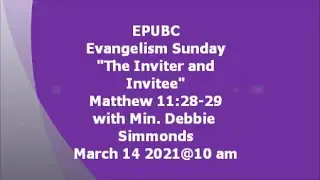 EPUBC Evangelism Sunday