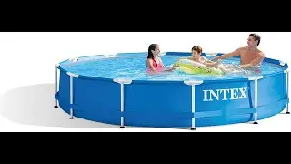Intex 28210EH 12ft x 30in Metal Frame Pool