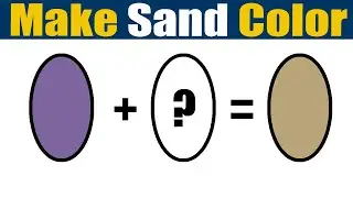 Comment colorer le sable&nbsp;? Quel m&eacute;lange de couleurs utiliser pour obtenir du sable&nbsp;?
