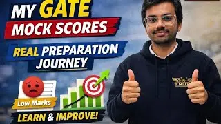 My GATE Mock Test Scores 😯2026 | Honest Preparation Journey | STARPADHAI