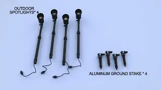 Installation Guide for XMCOSY+ Low Voltage Outdoor Spotlights