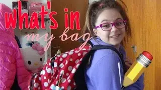 TAG: ¿Qué hay en mi mochila? - What's in my school bag?- Back to school📎Mica