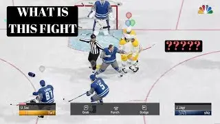 Miniclip #41 - NHL 18 - CRAZY FIRST FIGHT!