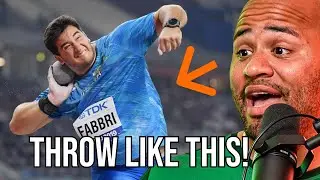 Olympic Shot Putter Critiques INSANE Shot Put Throws