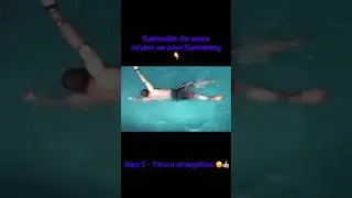🏊🏼&zwj;♂️ 5 Steps to Front crawl 🏊🏼&zwj;♂️ #learntoswim #swimming #subscribe #frontcrawl