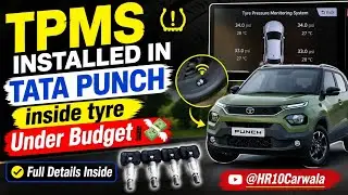 Treel Jk Tyre TPMS Tata punch me lagwaya #viral @HR10Carwala 