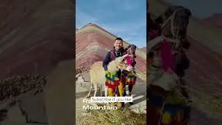 #rainbowmountain #altitude #sickness #cusco #peru #travel #hiking #alpaca #llamas