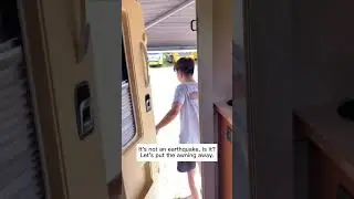 RV meets earthquake 