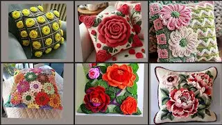 Room decorate Idea handmade crochet cushion cover latest fashion latest design cushion cover