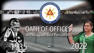 Oath of Offices of Philippine Vice Presidents | 1935 - 2022