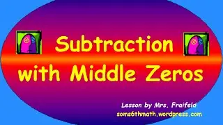 Subtraction Lesson 2