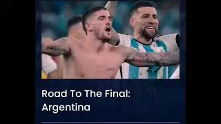 Argentina   Road to the final  FIFA WORLD CUP Qatar 2022 Blue