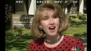 OLD NEWS BROADCAST - NBC - NOVEMBER 5, 1992