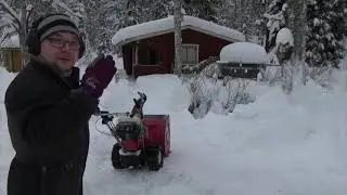 Lingotaan Hondalla |Honda hs50 snow blower|
