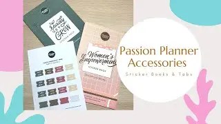 Passion Planner Accessories | Sticker Books & Tabs