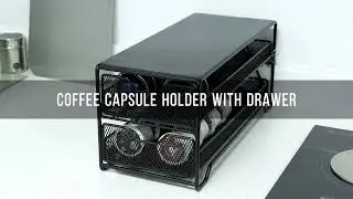2-Tier Holder & Storage K Cup Organizer Coffee Pod Capsule Holder Coffee Pod Drawer