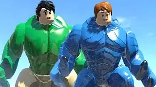LEGO HULK (TRANSFORMATION) VS A-BOMB (TRANSFORMATION) - LEGO MARVEL SUPERHEROES