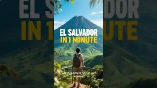 EL SALVADOR in 1 Minute✨ | Volcanoes, Surf City & Hidden Gems