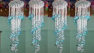 How to Make Crystal Beads Wind Chimes | Beaded Wall Hanging Idea | DIY Chimes | Arts and Crafts
