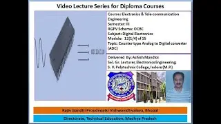 Lecture on counter type analog to digital converter