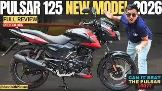 Bajaj Pulsar 125 2026 Red Color | Detailed Review | Colours, Price, New Updates@Mannwithpistons
