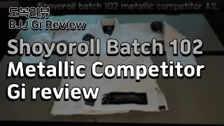 BJJ Gi review : Shoyoroll Batch 102 metallic competitor White,  쇼요롤 배치 102 메탈릭 컴페티터 화이트/실버