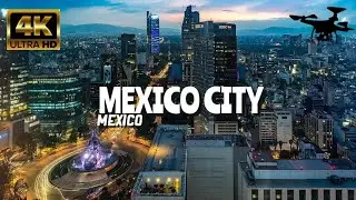 Mexico City, Mexico In 4K By Drone - Amazing View Of Mexico City, Mexico 