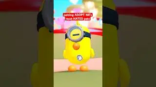 petting ADOPT ME's most HATED pets PART 1 #adoptme #adoptmepets