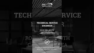 JOB OF THE DAY: Technical Service Engineer  #executivesearch