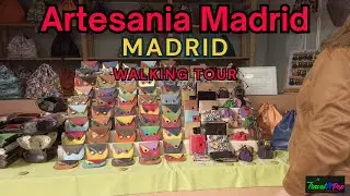 🇪🇸 Artesan&iacute;a Madrid 2021 🇪🇸 | Winter Walk During Covid From Plaza Cibeles