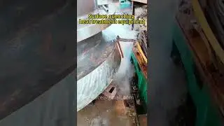 Surface quenching heat treatment equipment, bearing medium and high frequency quenching machine