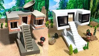 Hi! Top4 I Build How to Build Mordern 2 Story Villa House with Mini Bricks  #diy#Mr. Building