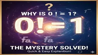 Why 0! is 1? ( In Hindi ) | Factorial Concept  | Concept Clarification  | But Why? Know The Reason