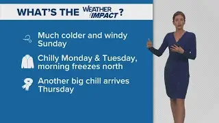 New Orleans Weather 10pm: Chilly and Windy Sunday with more cold Monday