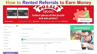 How to Rented Referrals to Earn Money with Ojooo