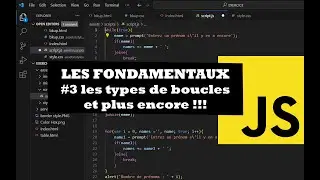 #4 Les boucles en JavaScript, cours avec exemples + exercice + bonus | while... do...while for...