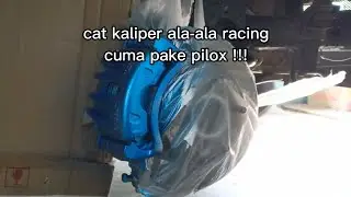 cat kaliper mobil/motor ala-ala racing cuma pake cat pilox !!!
