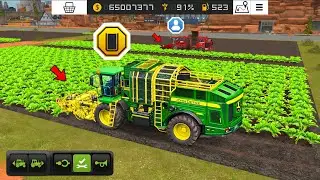 Fs 18 Use The Biggest John Deere Machine 😱! Fs18 Multiplayer - Harvest Sugar Seeds | Timelapse #fs18