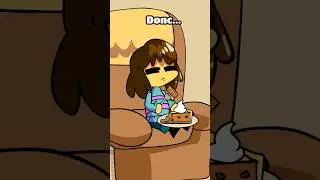 ❤️FRISK❤️ en s&eacute;curit&eacute; avec TORIEL 🥧#undertale #frisk #toriel #sansundertale #animation #cartoon