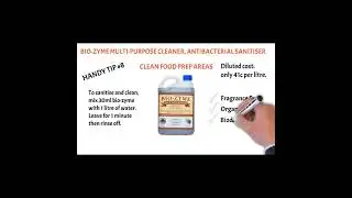 Bio-Zyme Multipurpose: How to clean Food Prep Areas