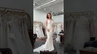 5 of our favorite lace wedding dresses at the bridal shop!🤍 See any you love? #weddingdress #bridal