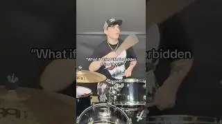 Drummer tries the FORBIDDEN drum trick at band practice🥺😳 #drummer #drums #bandpractice #rockmusic