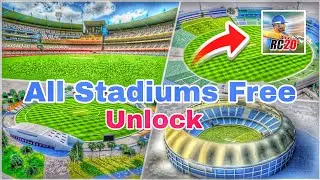 How To Unlock Stadiums In Real Cricket 20 |  Rc 20 Unlock Everything Free | Real Cricket 25