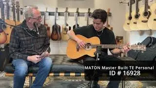 Maton Guitars Master Built TE Personal #16928