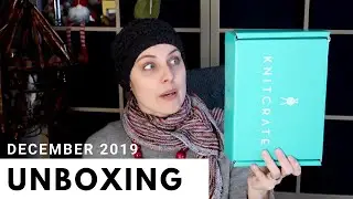 yarn UNBOXING - KnitCrate December 2019 | yarn subscription box