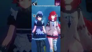 Ellen Joe (Zenless Zone Zero) vs Ukinami Yuzuha (Zenless Zone Zero) Height Comparison.