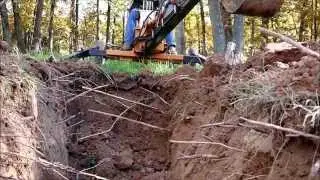 Harbor Freight towable backhoe trencher