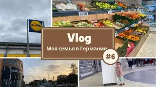 VLOG #6 🇩🇪Цены и продукты в магазине LIDL 💶 🍅🍆Как сэкономить? Вечерняя прогулка/Первые шаги Салимы👧🏻