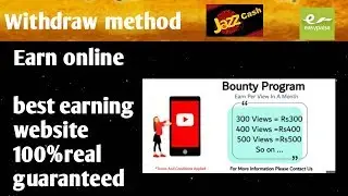 Earn Online|100% Guaranteed|REAL|Best earning website 2019