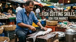 lemon fish(modso) cutting skills | fish cutting | Goan fish market